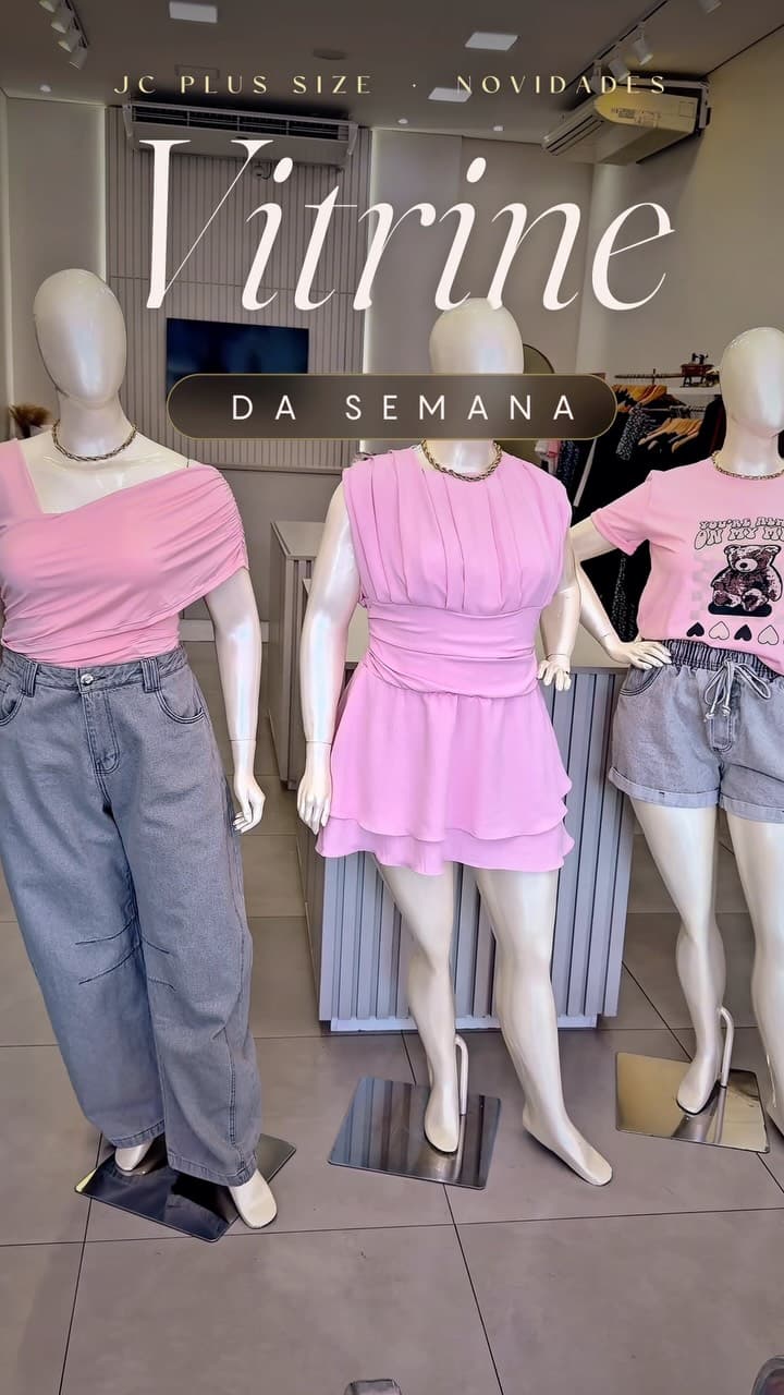 Conheça nossa vitrine da semana 🥰
Qual você gostou mais? 🤩