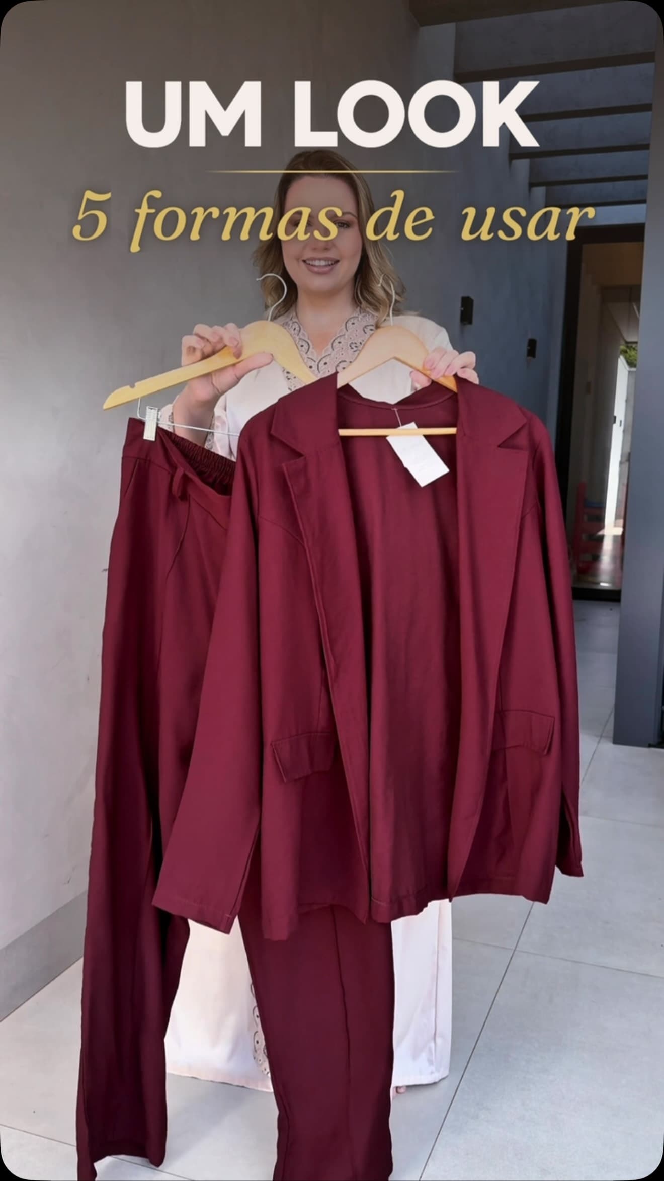 1 conjunto e várias possibilidades! ❤️